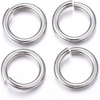 Anneaux ouverts en acier inoxydable 304 résistant à la ternissure, 12x1.8mm — Accessoires pour bijoux