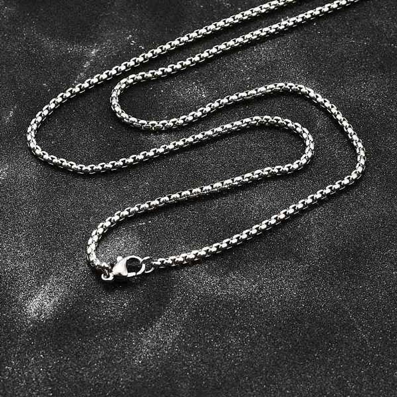 Collier en acier inoxydable 304 résistant aux ternissures de 23,62 po — Collier pendentif
