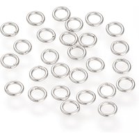 Anneaux Soudés Ronds en Acier Inoxydable 304 Résistants au ternissement — Accessoires pour bijoux