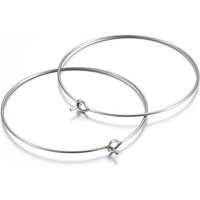 316 Surgical Stainless Steel Wine Glass Charms and Hoop Earring Findings — Jewelry Findings