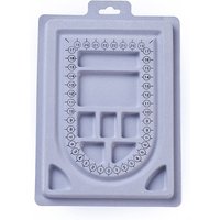 Plastic Flocked Bead Design Boards for Necklace Design