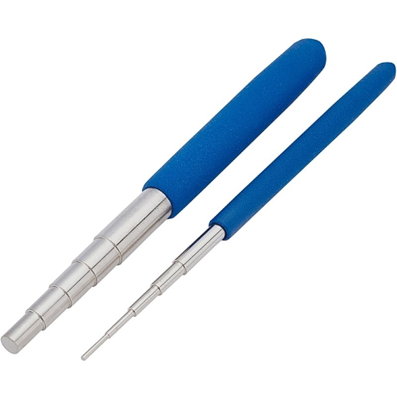 Iron Wire Winding Rods - Wire Wrapping Tool - Blue - 2pcs/set — Jewelry Making Tools
