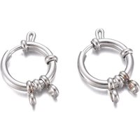 Agrafes à ressort en acier inoxydable 304 résistant à l'oxydation — Accessoires pour bijoux