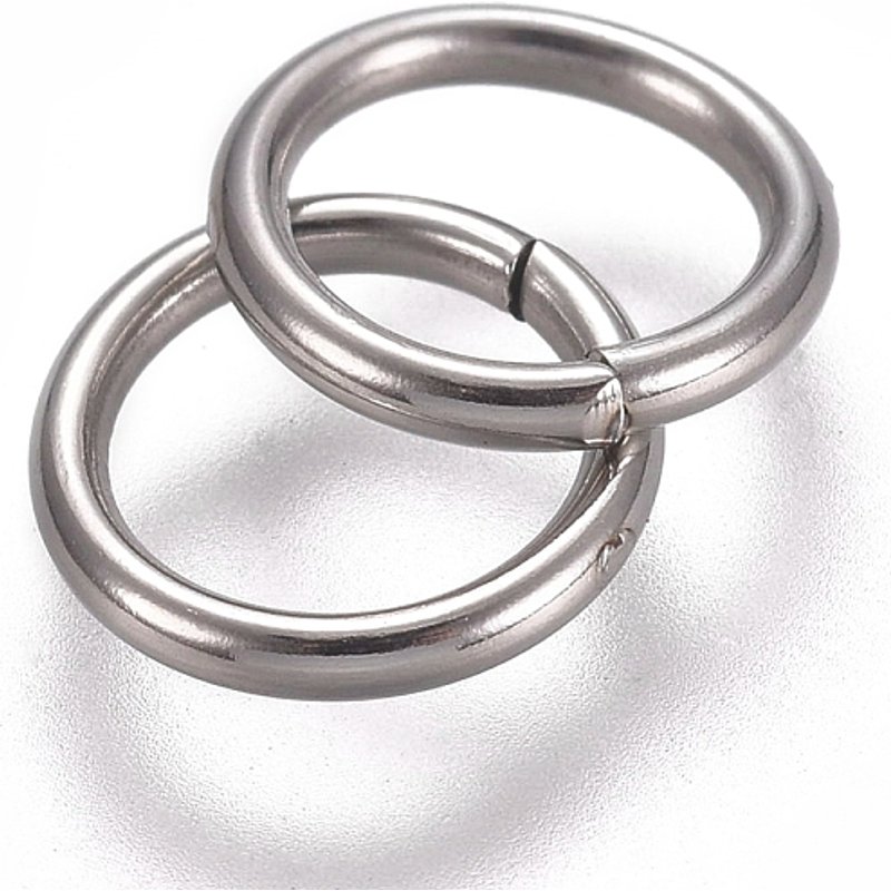 304 Stainless Steel Tarnish Resistant Soldered Jump Rings — Jewelry Findings