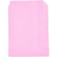 Sacs en papier kraft écologiques, sacs cadeaux et de magasinage, rose, rectangulaires