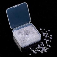Coussins d'oreilles en plastique transparents 500pcs/boîte — Accessoires pour bijoux