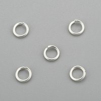 Anneaux Brisés en Acier Inoxydable 304, Argent, 21 Gauge, 4x0.7mm — Accessoires pour bijoux
