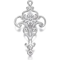 Connecteurs en Acier Inoxydable 304 en Forme de Fleur, Résistants au ternissement — Accessoires pour bijoux