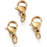 Attaches de type homard en acier inoxydable 304 avec anneau de saut — Accessoires pour bijoux