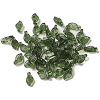 Charms en acrylique transparent en forme de feuille pour accessoires de boucles d'oreilles — Breloques et pendentifs