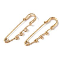 Épingles de sécurité en acier inoxydable 304 avec plaquage ionique — Accessoires pour bijoux