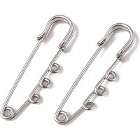 Épingles de sécurité en acier inoxydable 304 pour fabrication de broches — Accessoires pour bijoux