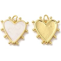 Pendentif en Forme de Coeur Rack Plating, Plaqué Or 18K, Sans Plomb — Breloques et pendentifs