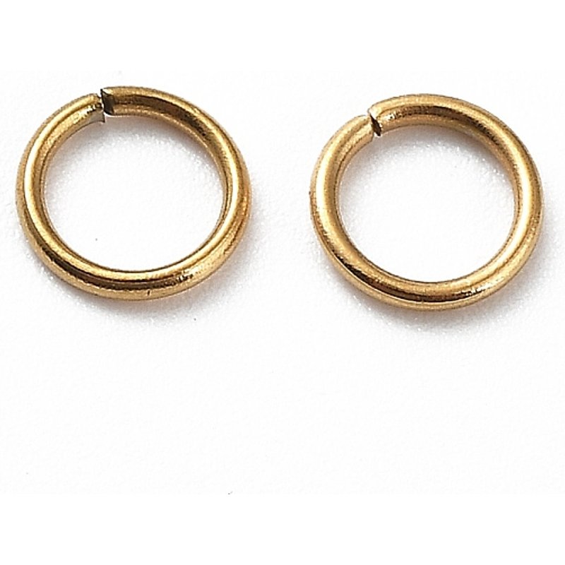 Anneaux ouverts en acier inoxydable 304 Ion Plating pour la création de bijoux — Accessoires pour bijoux
