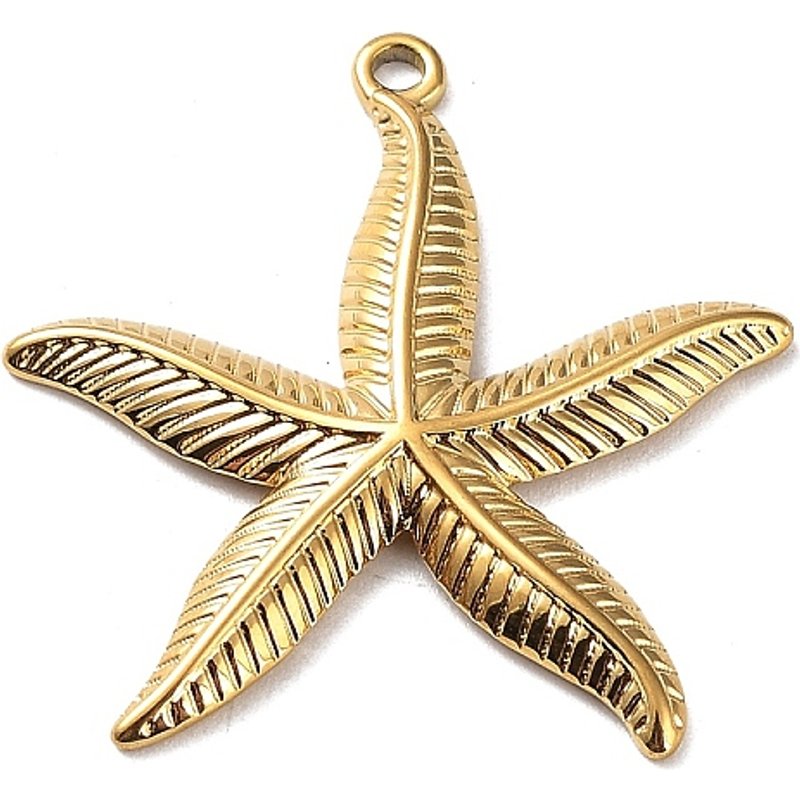 Pendentif en Acier Inoxydable 304 avec Charm Étoile de Mer — Breloques et pendentifs