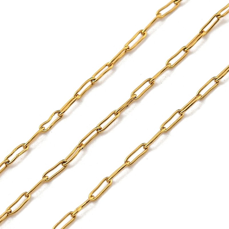 Ion Plating 304 Stainless Steel Paperclip Chains with Spool — Chains, Wire & Cord