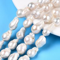 Fil de perles de culture baroque Keshi, perles d'eau douce — Perles à bijoux