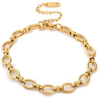 Bracelet en Acier Inoxydable 304 avec Maillon en Maille pour Femmes — Bracelet Femme
