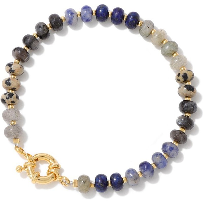 Bracelet Élastique en Gemmes Naturelles Mixées pour Femmes, 7-7/8 pouces — Bracelet Femme