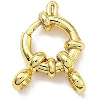 Ion Plating Stainless Steel Spring Ring Clasps, 18K Gold Plated — Jewelry Findings