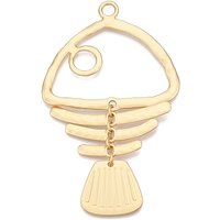 Charms en alliage de plaquage Rack - Pendentifs gros os de poisson — Breloques et pendentifs