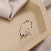Bague à Spinner en Acier Inoxydable 201, Ajustable — Bijoux fantaisie