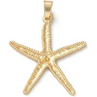 Pendentif Étoile de Mer en Or Mat - Sans Plomb, Sans Nickel, Sans Cadmium — Breloques et pendentifs