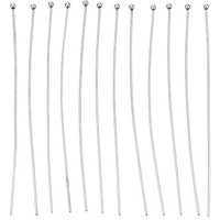 Épingles de tête en acier inoxydable 304, longueur de 70 mm, tête de 2 mm — Accessoires pour bijoux