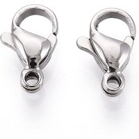 Attaches de homard en acier inoxydable 304, 11x6.5-7x3.5mm — Accessoires pour bijoux