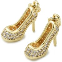 Pendentifs en Zircon Cubique Micro Pave en Laiton, Plaqué Or 18K — Breloques et pendentifs