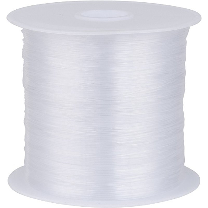 Nylon Wire, Clear, 0.5mm, 21.87 Yards (20m) per Roll — Chains, Wire & Cord