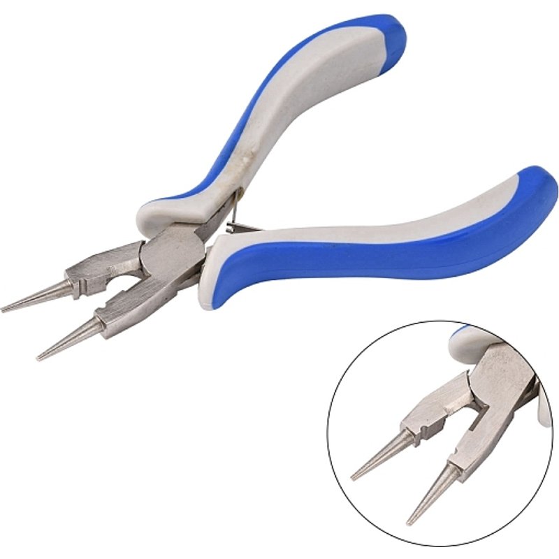 Pinces à Bijoux en Acier au Carbone à Bout Rond — Outils de création de bijoux
