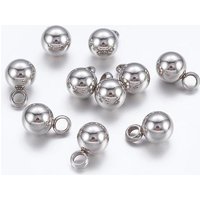 Tarnish Resistant 304 Stainless Steel Round Pendants — Charms & Pendants