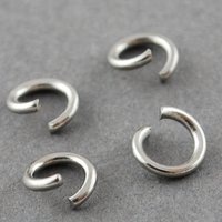 Anneaux Brisés Ouverts en Acier Inoxydable 304 Résistants au Ternissement 20 Gauge — Accessoires pour bijoux
