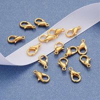 Attaches en alliage de zinc : fermoirs à griffes et à déclenchement — Accessoires pour bijoux