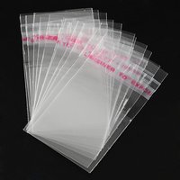 Sacs en Cellophane OPP, Rectangulaires, Clairs, 5x3cm pour le Rangement de Bijoux