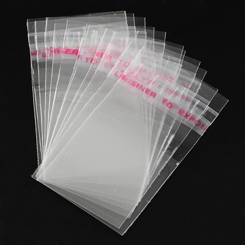 Sacs en Cellophane OPP, Rectangulaires, Clairs, 5x3cm pour le Rangement de Bijoux — Rangement et présentation