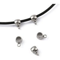 Bails en tube en acier inoxydable 304 pour chaînes européennes — Accessoires pour bijoux