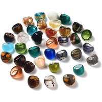 Bagues larges en verre lampwork fait main, 12pcs — Bijoux fantaisie