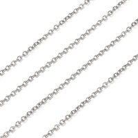Chaines en Acier Inoxydable 304, Soudées, Ovales, 82,02 Pieds