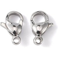 304 Stainless Steel Lobster Claw Clasps, Parrot Trigger Clasps