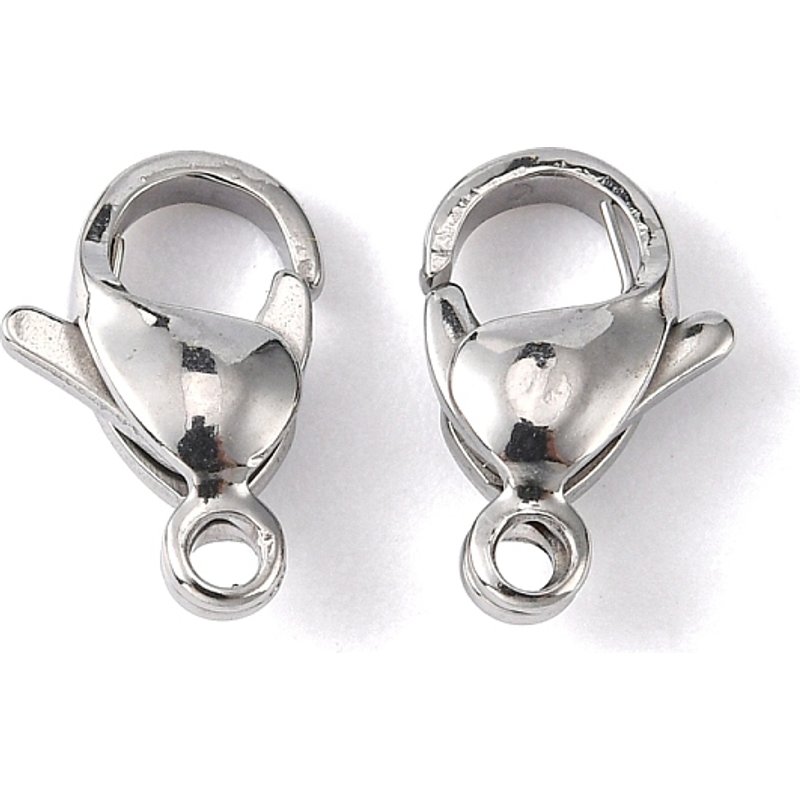 Clips à homard en acier inoxydable 304, clips à déclenchement de perroquet — Accessoires pour bijoux