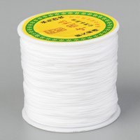 Fil de nylon tressé pour la fabrication de bijoux, 0,8 mm, 100 verges — Chaînes, fils et cordons