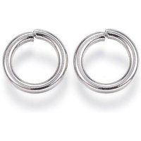Anneaux Brisés Ouverts en Acier Inoxydable 304 Résistants à l'Oxyde 10x1.8mm — Accessoires pour bijoux