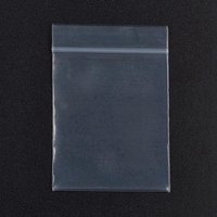 Sacs Zip Lock Plastiques, Emballage Resealable, 100pcs, 7x5cm