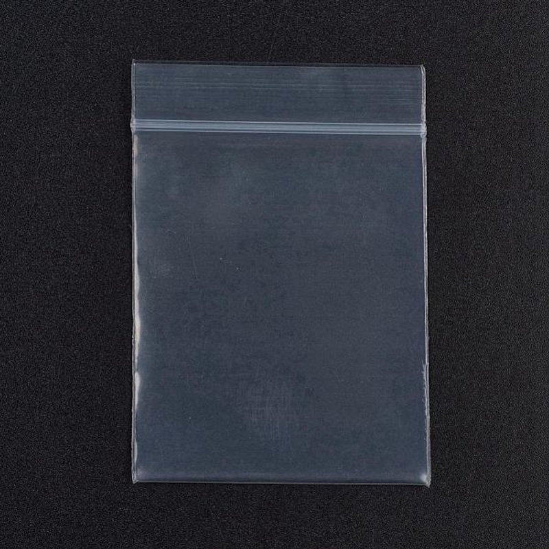 Plastic Zip Lock Bags, Resealable Packaging, 100pcs, 7x5cm — Jewelry Display & Storage