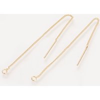Trouvailles de boucles d'oreilles en laiton, sans nickel, plaquées or 18K — Accessoires pour bijoux