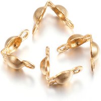 Embouts de perles en acier inoxydable 304 avec placage ionique — Accessoires pour bijoux