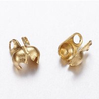 Embouts de perles en acier inoxydable 304 avec placage ionique — Accessoires pour bijoux