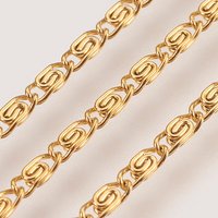 Chaînes Lumachina en Acier Inoxydable 304, Plaqué Ion, Doré